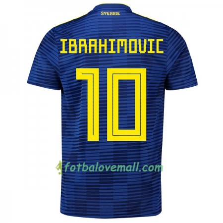 Levné Švédsko Ibrahimovic 10 MS 2018 Venkovní Fotbalové dresy